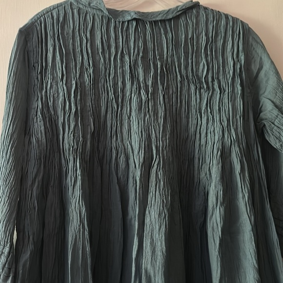 J P & Mattie size small shift dress/tunic in gray/blue - Picture 3 of 5